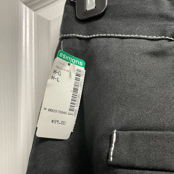 Wide Leg Cargo Pant - Black - Picture 7 of 12